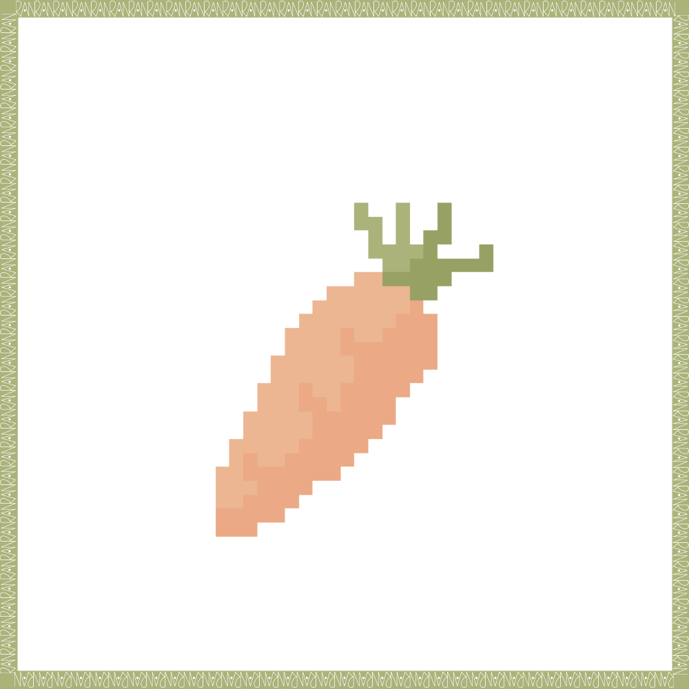 にんじんのドット絵