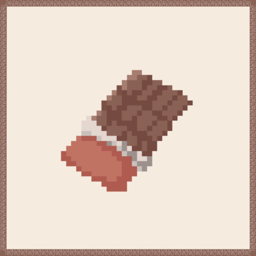 板チョコのドット絵