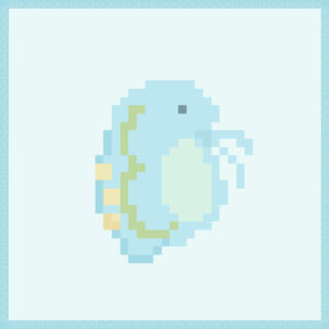 ミジンコのドット絵