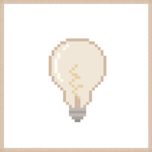 電球のドット絵