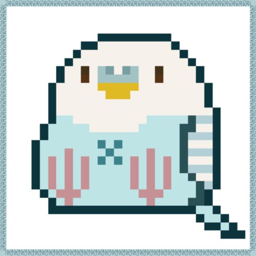 インコのドット絵