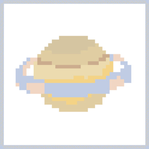 土星のドット絵