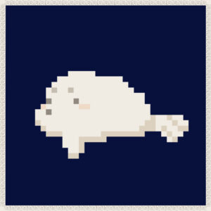 アザラシのドット絵