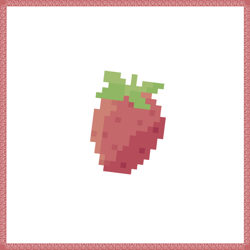 いちごのドット絵